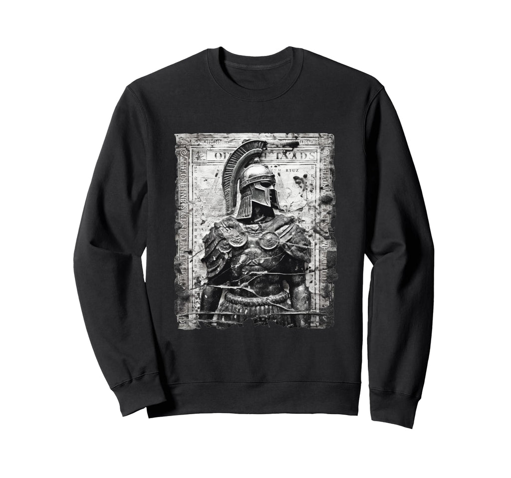 Spartan Helmet Warrior Aesthetic Sweatshirt - Novelty Apparel Men Women - T-Shirt, Sweatshirt, Hoodie