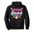 Baseball Nonna Ice Cream Drip Hoodie - Fun Novelty Design Men Women - T-Shirt, Sweatshirt, Hoodie