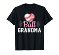 Baseball Grandma Mom Heart Baseball T-Shirt - Casual Everyday Wear Unisex - T-Shirt, Sweatshirt, Hoodie