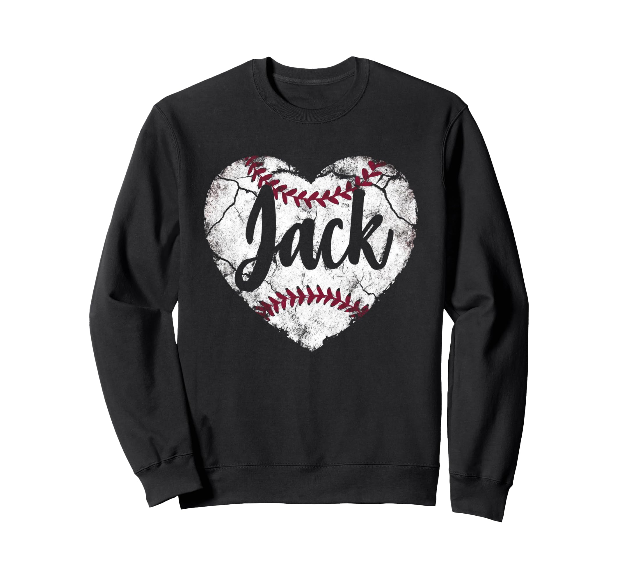 Jack Baseball Personalized Name Sweatshirt - Fun Novelty Design for Adults - T-Shirt, Sweatshirt, Hoodie