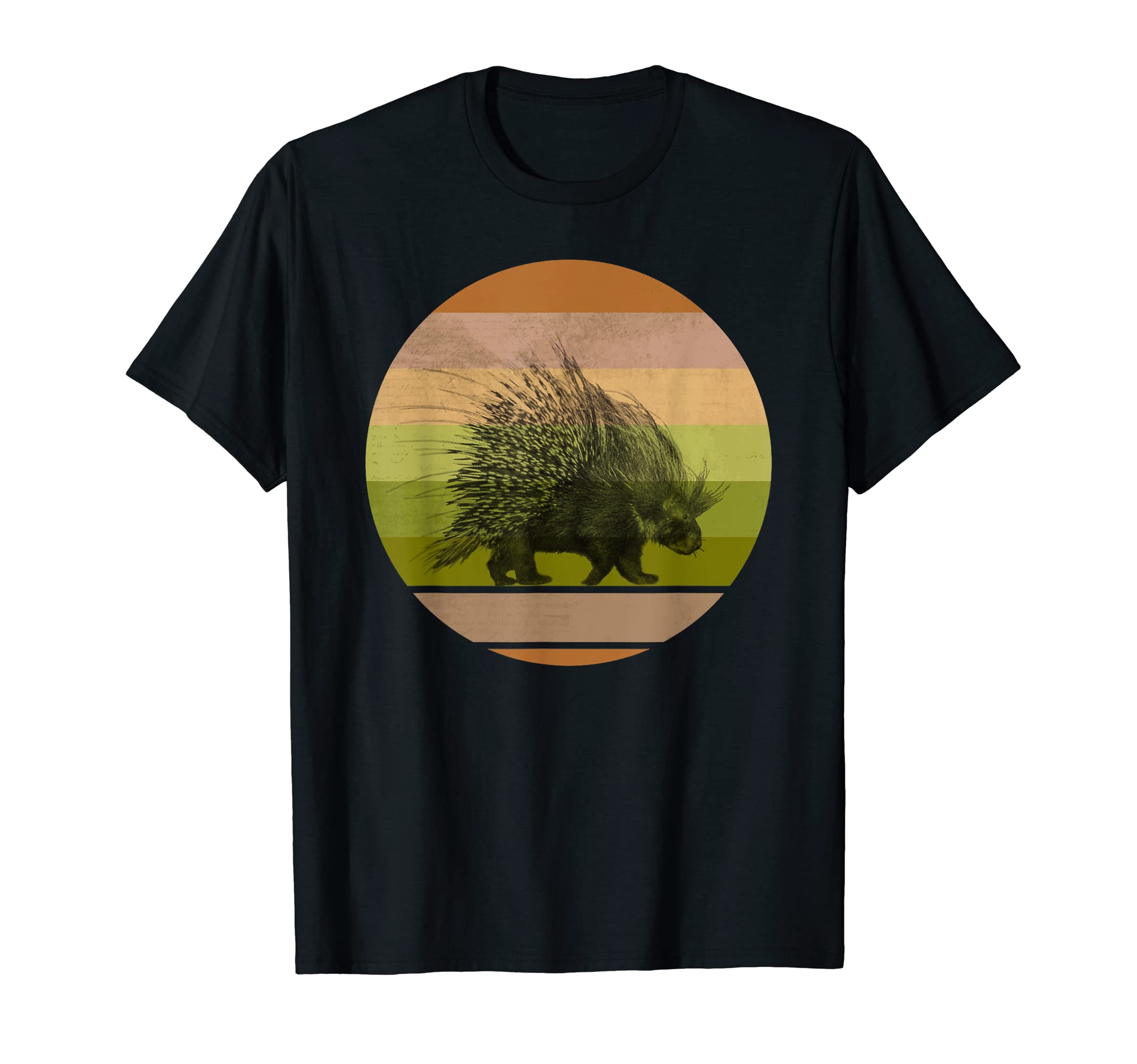 Porcupine Artwork Against Sunset T-Shirt - Graphic Print Men Women - T-Shirt, Sweatshirt, Hoodie