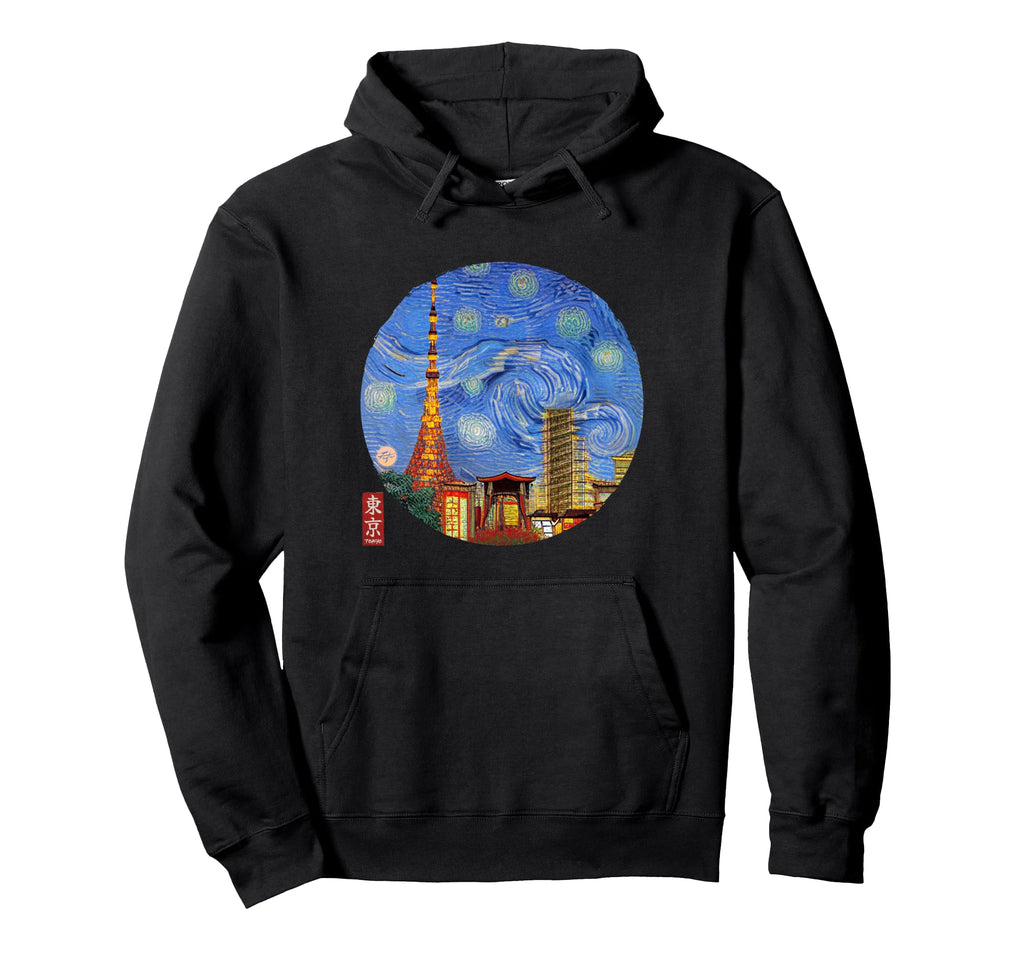 Tokyo 90S Harajuku Vaporwave Hoodie - Fun Novelty Design Men Women - T-Shirt, Sweatshirt, Hoodie