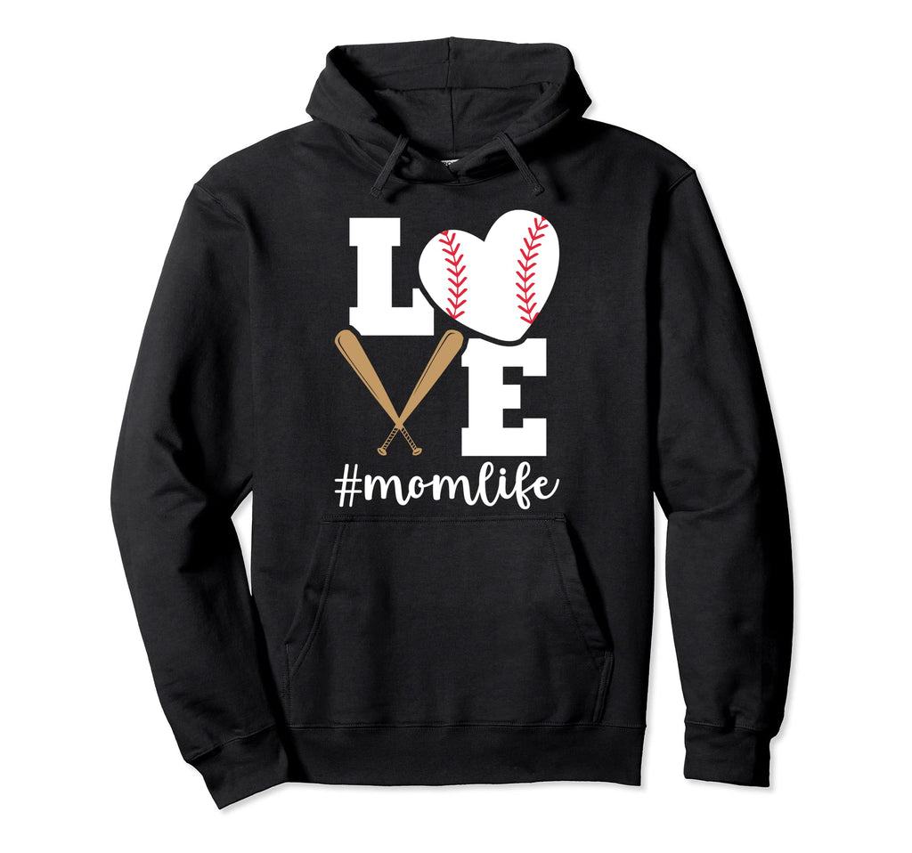 Love Baseball Mom Life Paddle Funny Hoodie - Streetwear Style Men Women - T-Shirt, Sweatshirt, Hoodie
