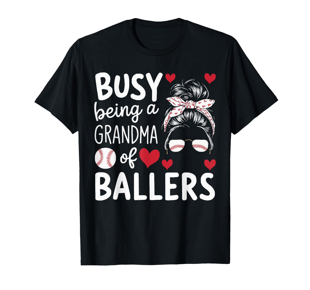 Baseball Grandma Grandmother T-Shirt - Fun Novelty Design for Adults - T-Shirt, Sweatshirt, Hoodie