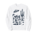 Cowboy Pomeranian Ufo Funny Sweatshirt - Streetwear Style Men Women - T-Shirt, Sweatshirt, Hoodie