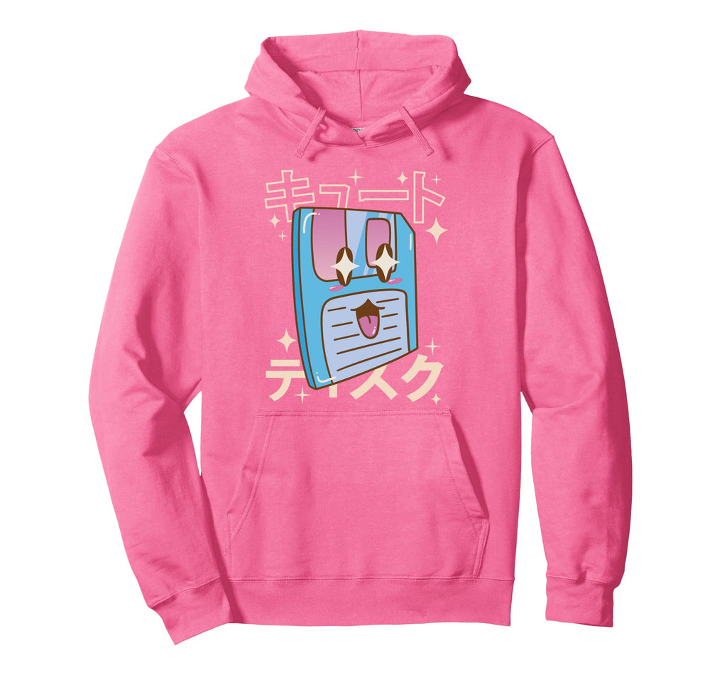 Kawaii Floppy Disk 90S Tech Anime Hoodie - Streetwear Style Unisex - T-Shirt, Sweatshirt, Hoodie