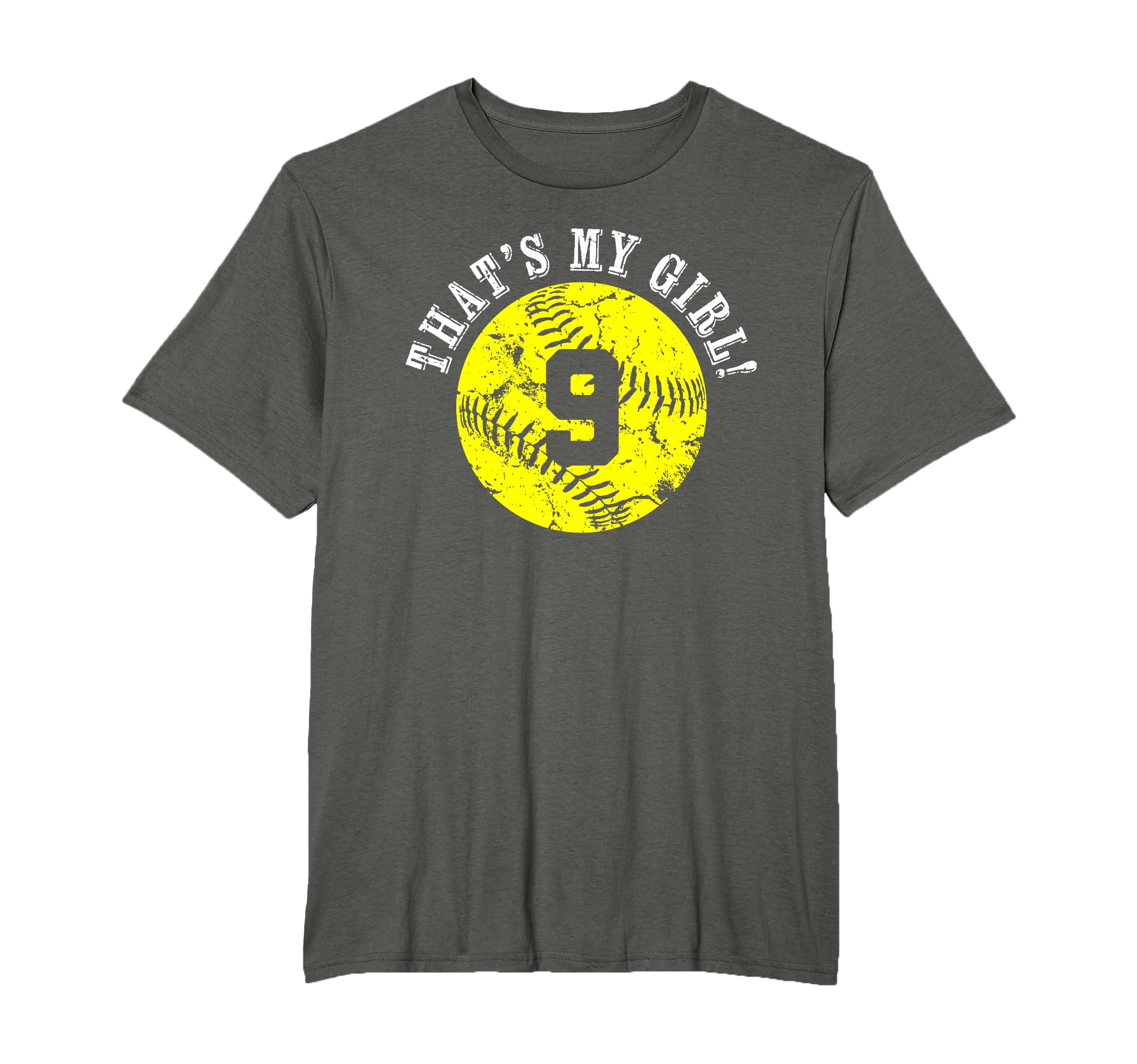 Thats My 9 Softball Player Mom Or Dad T-Shirt - Custom Art Print Men Women - T-Shirt, Sweatshirt, Hoodie