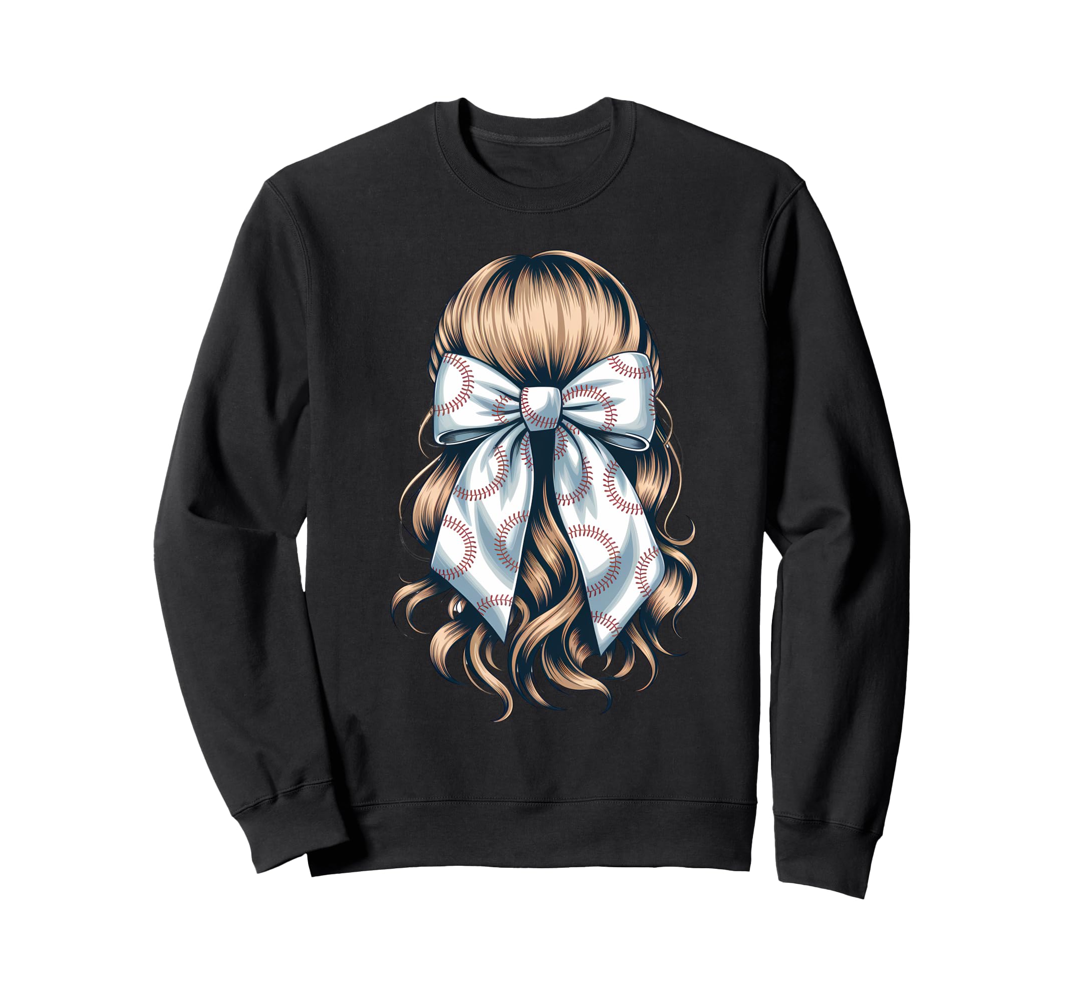Baseball Coquette Bow Baseball Mom Sweatshirt - Aesthetic Graphic Unisex - T-Shirt, Sweatshirt, Hoodie