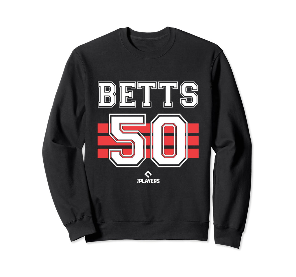 Mookie Betts 50 Mlbpa Los Angeles Sweatshirt - Casual Everyday Wear Unisex - T-Shirt, Sweatshirt, Hoodie