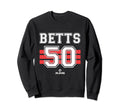 Mookie Betts 50 Mlbpa Los Angeles Sweatshirt - Casual Everyday Wear Unisex - T-Shirt, Sweatshirt, Hoodie