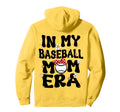 My Baseball Mom Era Groovy Proud Hoodie - Trendy Graphic Men Women - T-Shirt, Sweatshirt, Hoodie