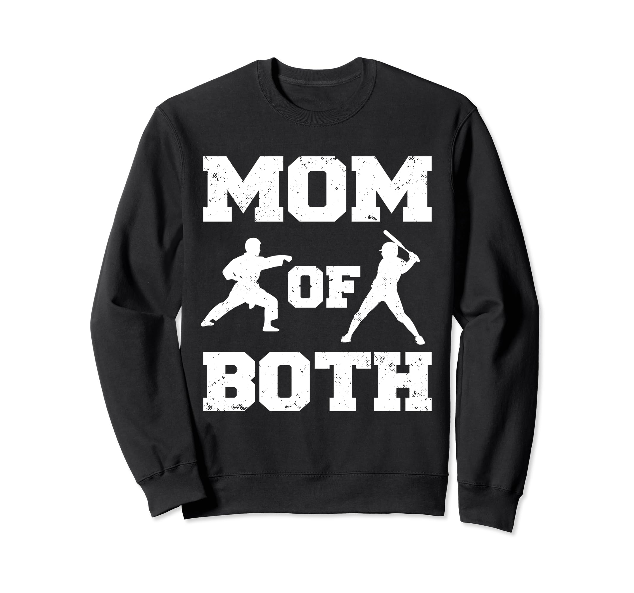 Mom Both Funny Baseball Karate Mom Sweatshirt - Aesthetic Graphic Men Women - T-Shirt, Sweatshirt, Hoodie