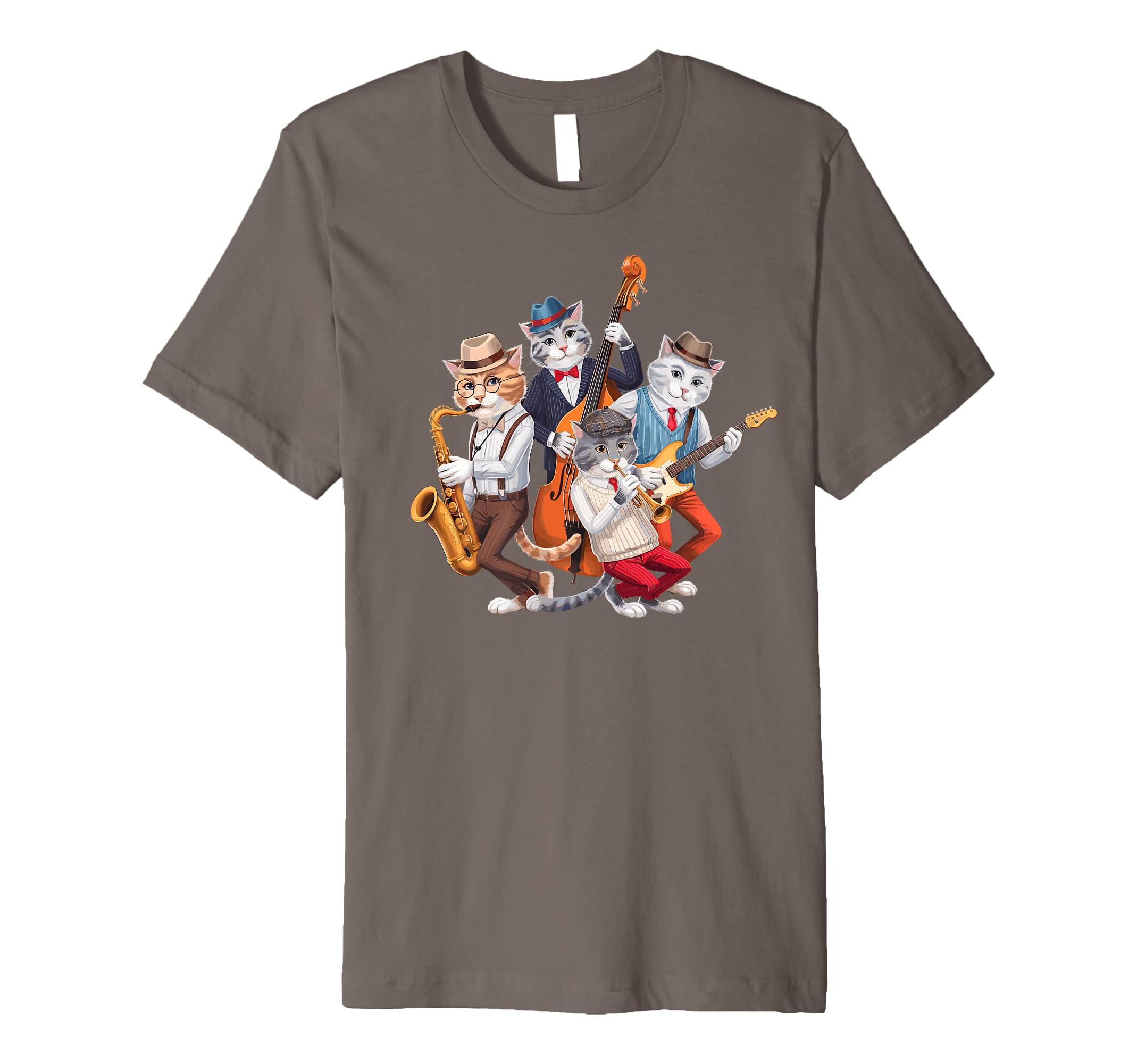 Cat Lover Cat Music Band Cats Musicians T-Shirt - Aesthetic Graphic Unisex - T-Shirt, Sweatshirt, Hoodie