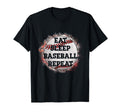 Eat Sleep Baseball Repeat Baseball T-Shirt - Graphic Print for Adults - T-Shirt, Sweatshirt, Hoodie