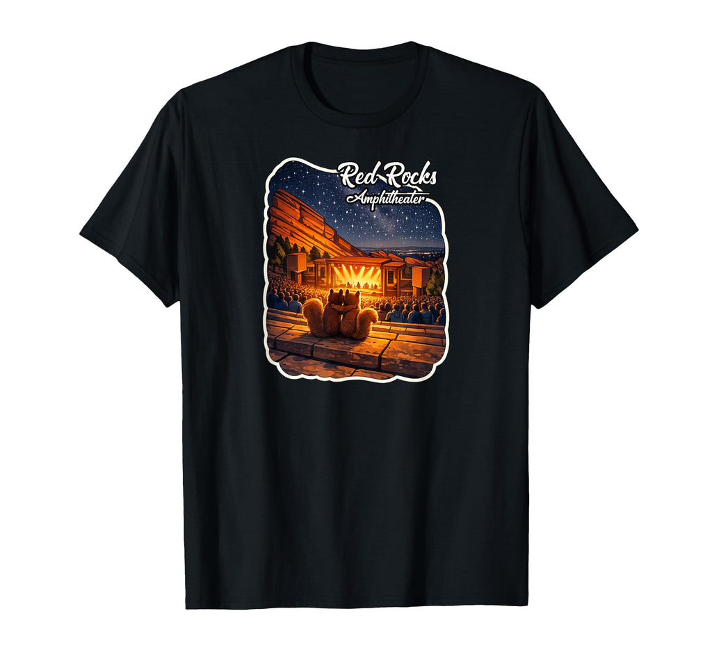 Red Rocks Amphitheater Colorado T-Shirt - Novelty Apparel Men Women - T-Shirt, Sweatshirt, Hoodie