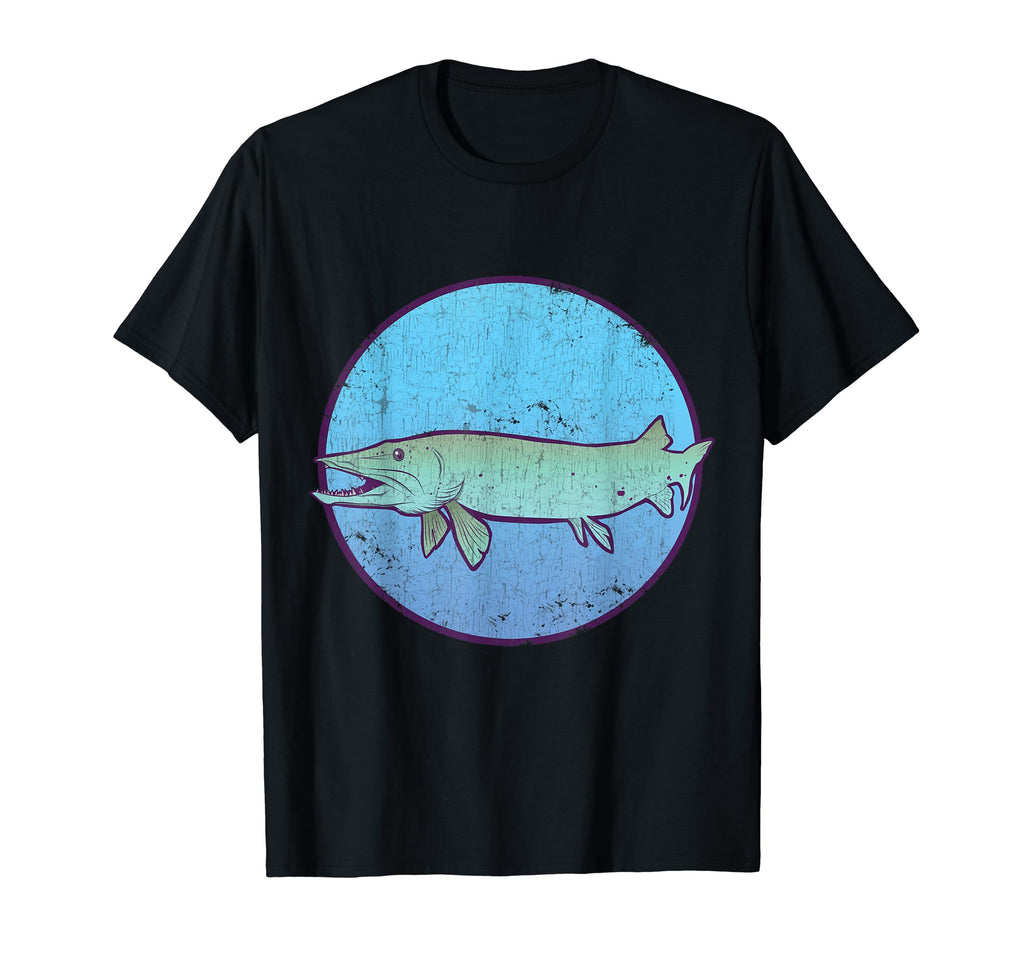 Musky Fishing Muskellunge Distressed T-Shirt - Streetwear Style Men Women - T-Shirt, Sweatshirt, Hoodie