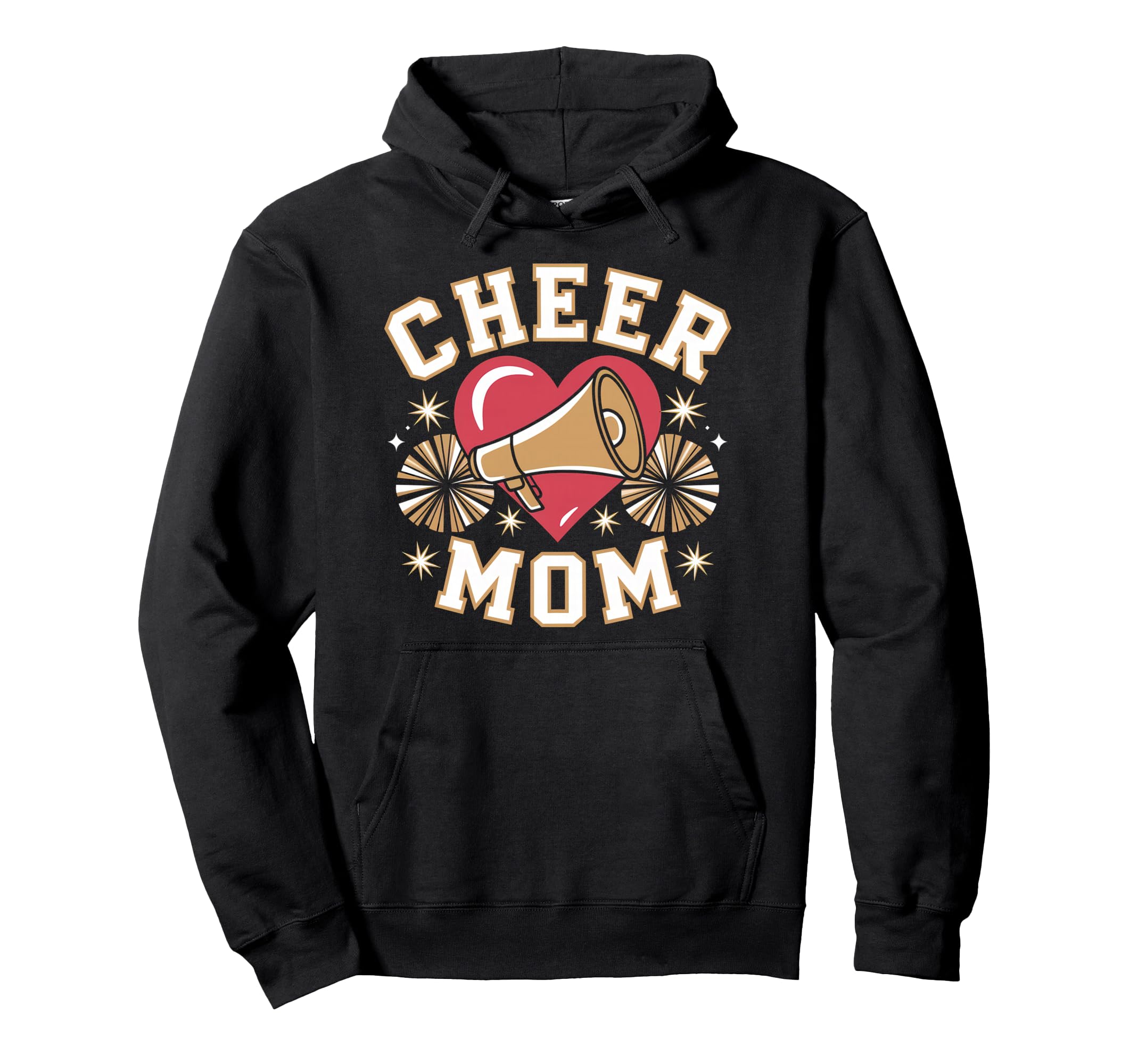 Cheer Mom Mother Bow Cheerleader Game Hoodie - Streetwear Style Men Women - T-Shirt, Sweatshirt, Hoodie