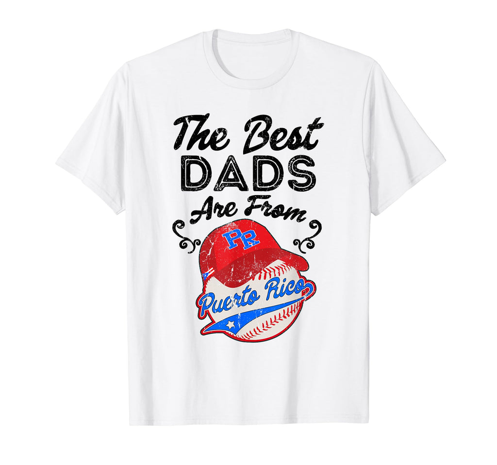 Puerto Rico Baseball Best Dad Fathers T-Shirt - Aesthetic Graphic Unisex - T-Shirt, Sweatshirt, Hoodie