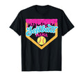 Softball Mama Drip Ice Cream Dripping Game T-Shirt - Unique Graphic Unisex - T-Shirt, Sweatshirt, Hoodie