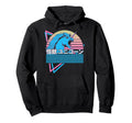 Vaporwave Aesthetic Kaiju Unicorn Hoodie - Fun Novelty Design for Adults - T-Shirt, Sweatshirt, Hoodie