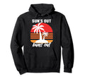 Suns Out Buns Out Palm Tree Sunset Sweatshirt - Custom Art Print Men Women - T-Shirt, Sweatshirt, Hoodie