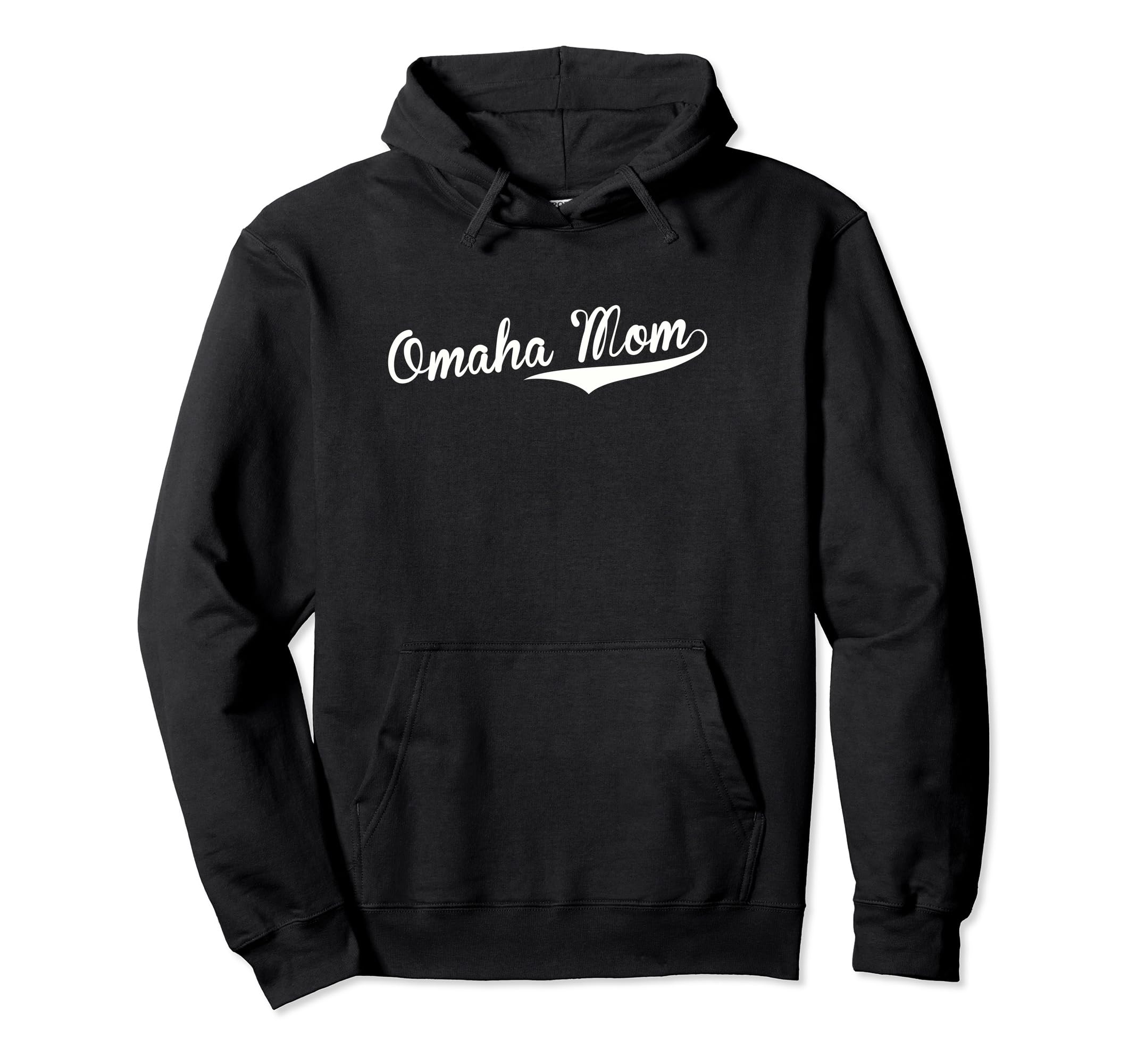 Omaha Mom Baseball Fan Hoodie - Fun Novelty Design for Adults - T-Shirt, Sweatshirt, Hoodie