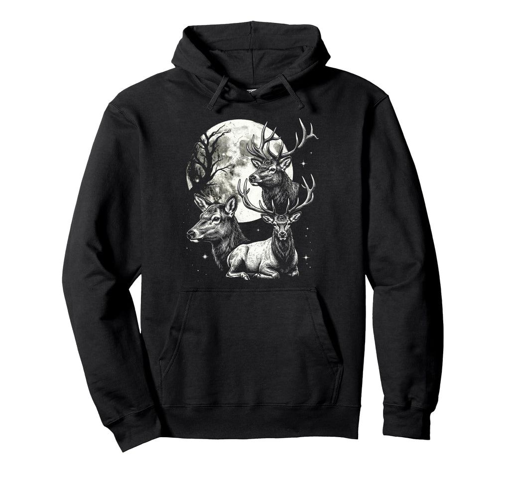 Elk 90S Aesthetic Y2K Hunting Elk Hunter Hoodie - Graphic Print Unisex - T-Shirt, Sweatshirt, Hoodie