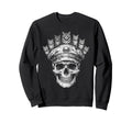 Skull Cat Skeleton Kitty Kitten Gothic Sweatshirt - Graphic Print Unisex - T-Shirt, Sweatshirt, Hoodie