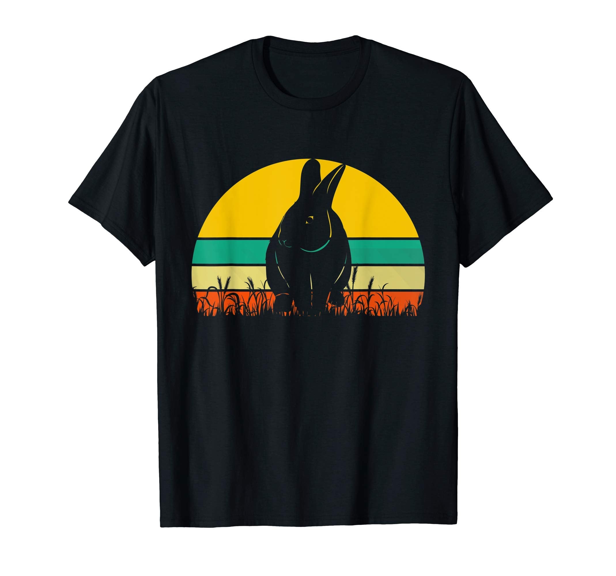 Easter Bunny Sunset Gift T-Shirt - Minimalist Print for Adults - T-Shirt, Sweatshirt, Hoodie