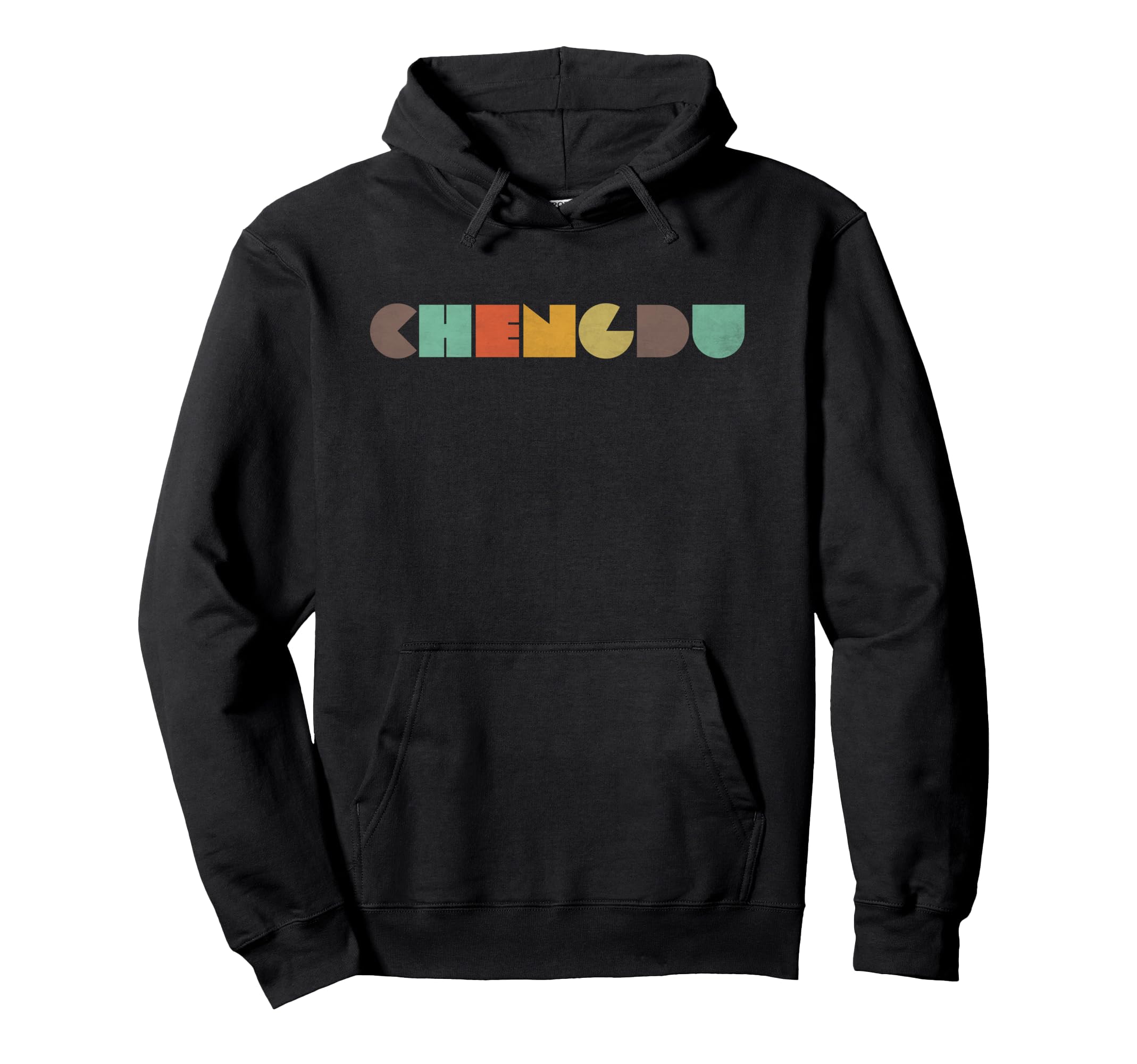 Chengdu Distressed Hoodie - Minimalist Print Unisex - T-Shirt, Sweatshirt, Hoodie