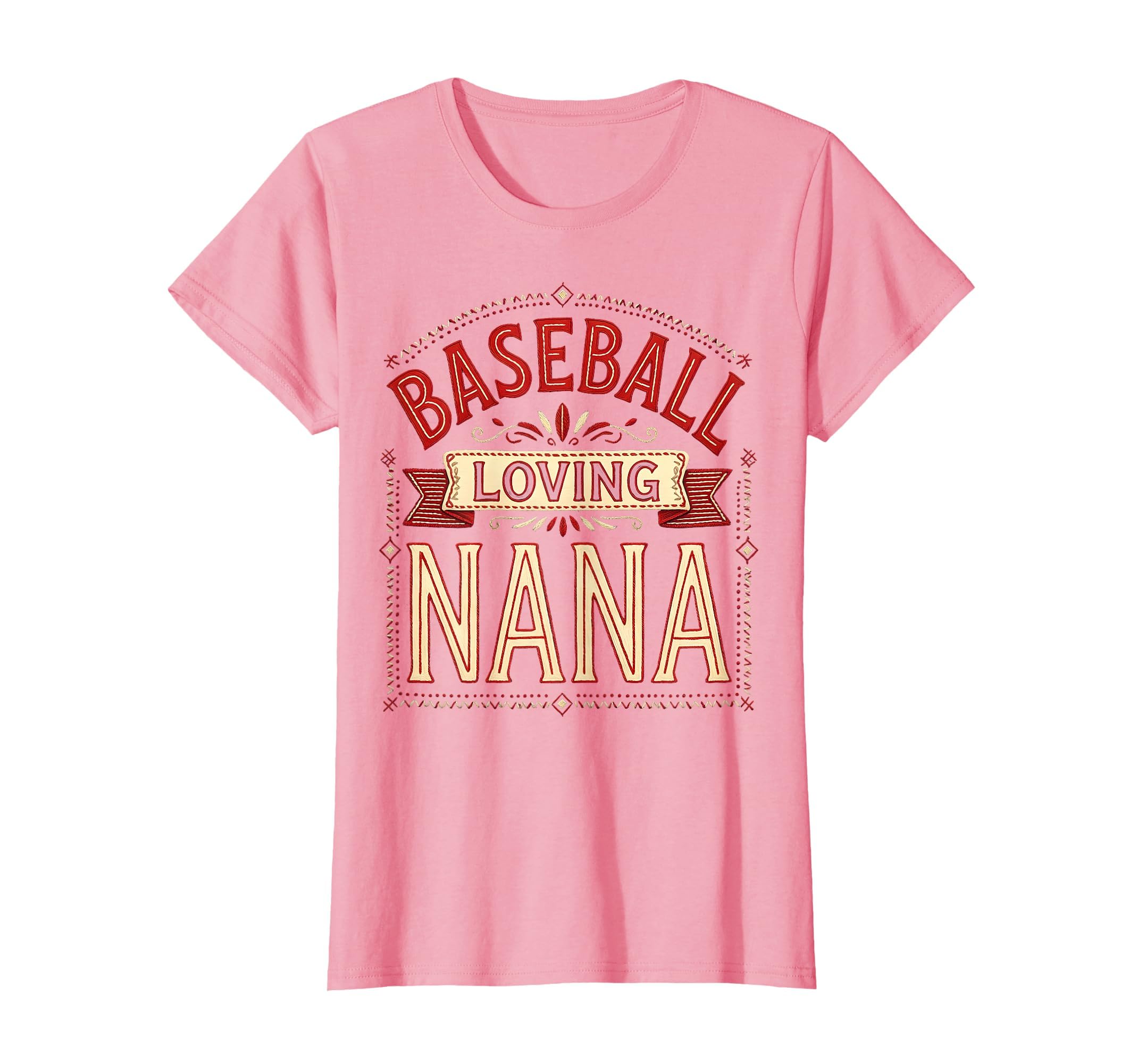 Baseball Loving Nana Grandma T-Shirt - Graphic Print Unisex - T-Shirt, Sweatshirt, Hoodie