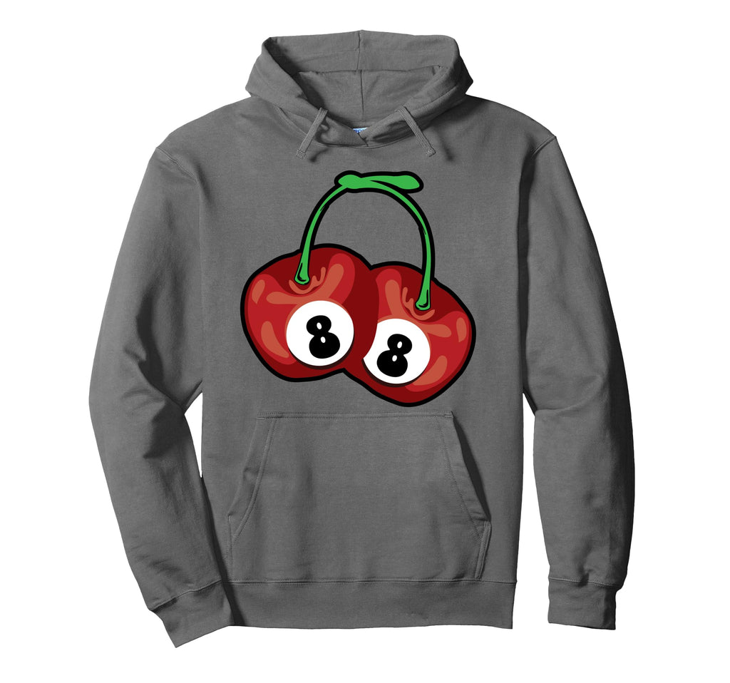 Lucky 8 Ball Cherry Lover Y2K Aesthetic Hoodie - Aesthetic Graphic Unisex - T-Shirt, Sweatshirt, Hoodie