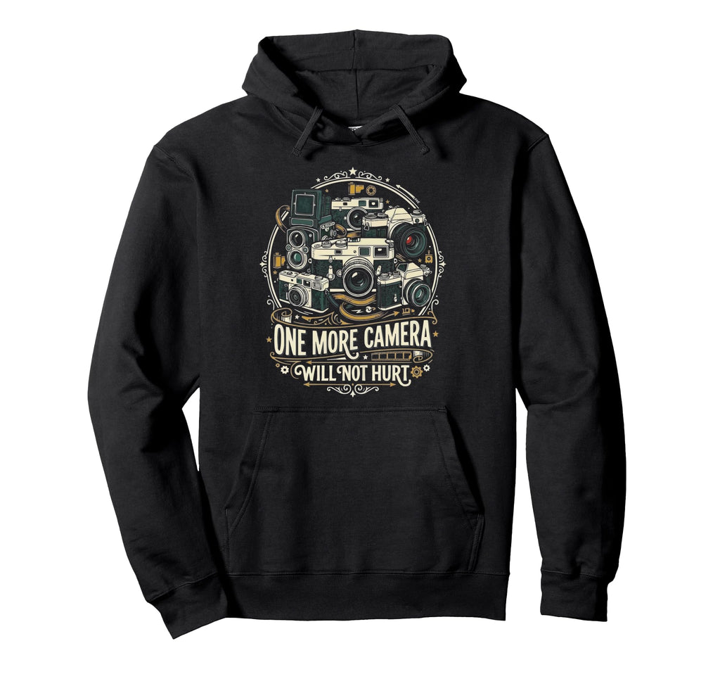 Camera Collector Photography Photographer Hoodie - Aesthetic Graphic Unisex - T-Shirt, Sweatshirt, Hoodie