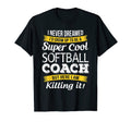 Softball Coach Thank You Appreciation T-Shirt - Novelty Apparel for Adults - T-Shirt, Sweatshirt, Hoodie