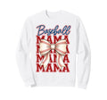 Baseball Mama Coquette Bow Sweatshirt - Streetwear Style for Adults - T-Shirt, Sweatshirt, Hoodie