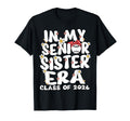 My Senior Sister Era Groovy Baseball T-Shirt - Custom Art Print for Adults - T-Shirt, Sweatshirt, Hoodie