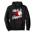Pitch N Giggles Baseball Player Hoodie - Streetwear Style Men Women - T-Shirt, Sweatshirt, Hoodie