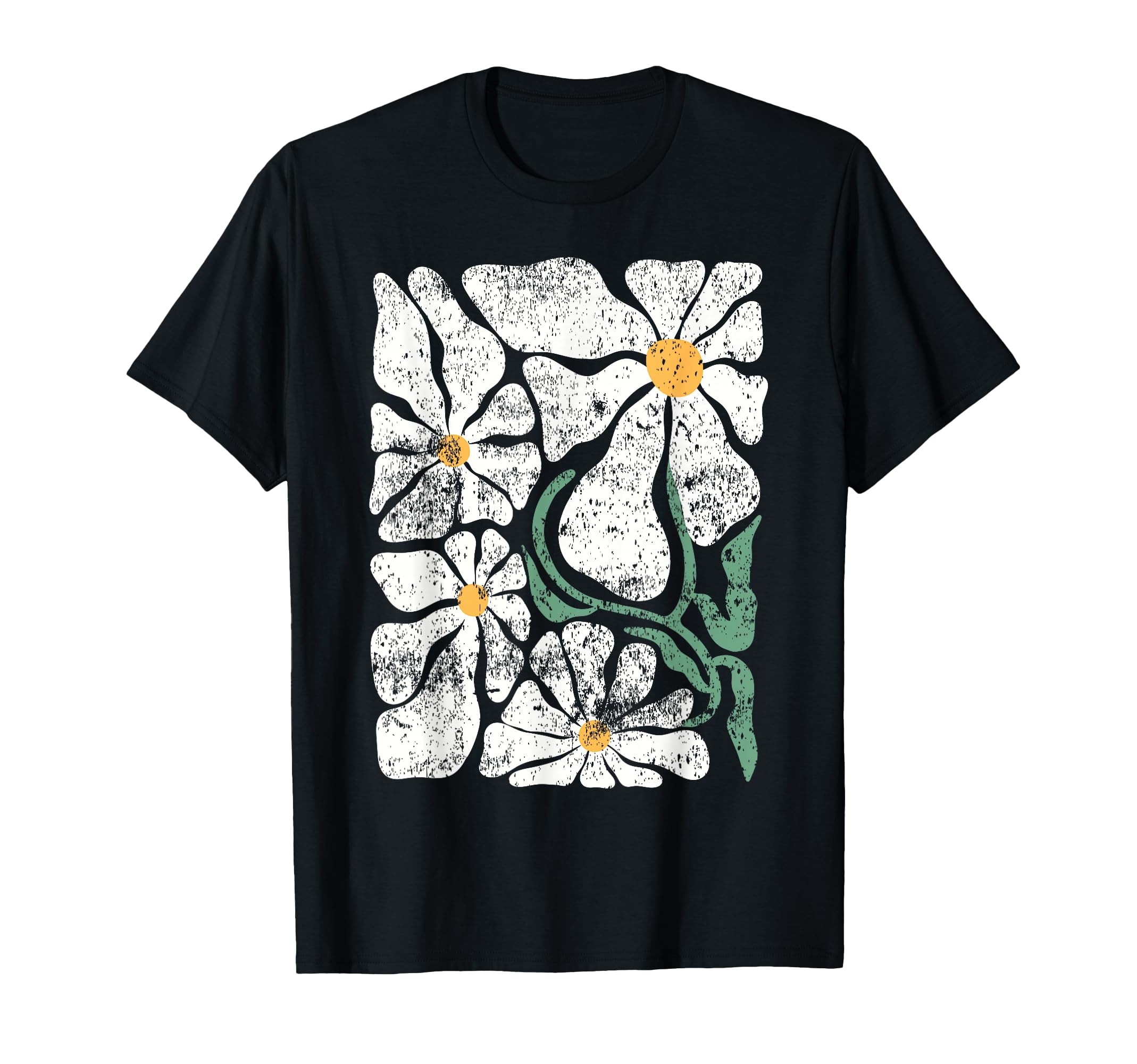 Daisy Floral Boho Flower Wildflower T-Shirt - Aesthetic Graphic for Adults - T-Shirt, Sweatshirt, Hoodie