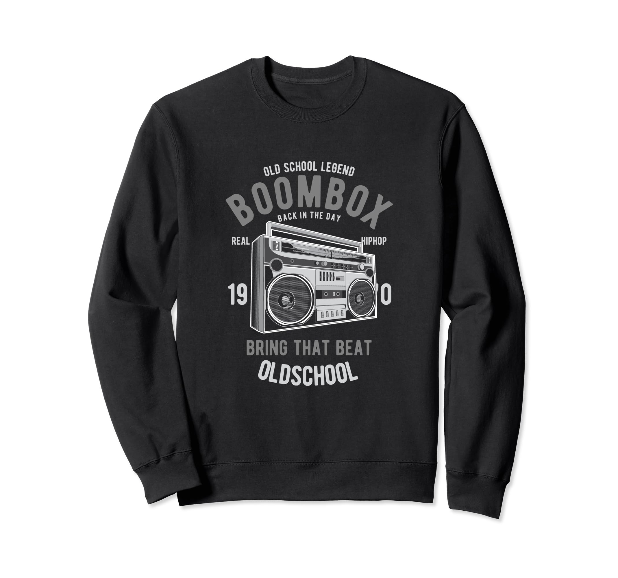 Old School Boombox Old School Sweatshirt - Casual Everyday Wear Unisex - T-Shirt, Sweatshirt, Hoodie