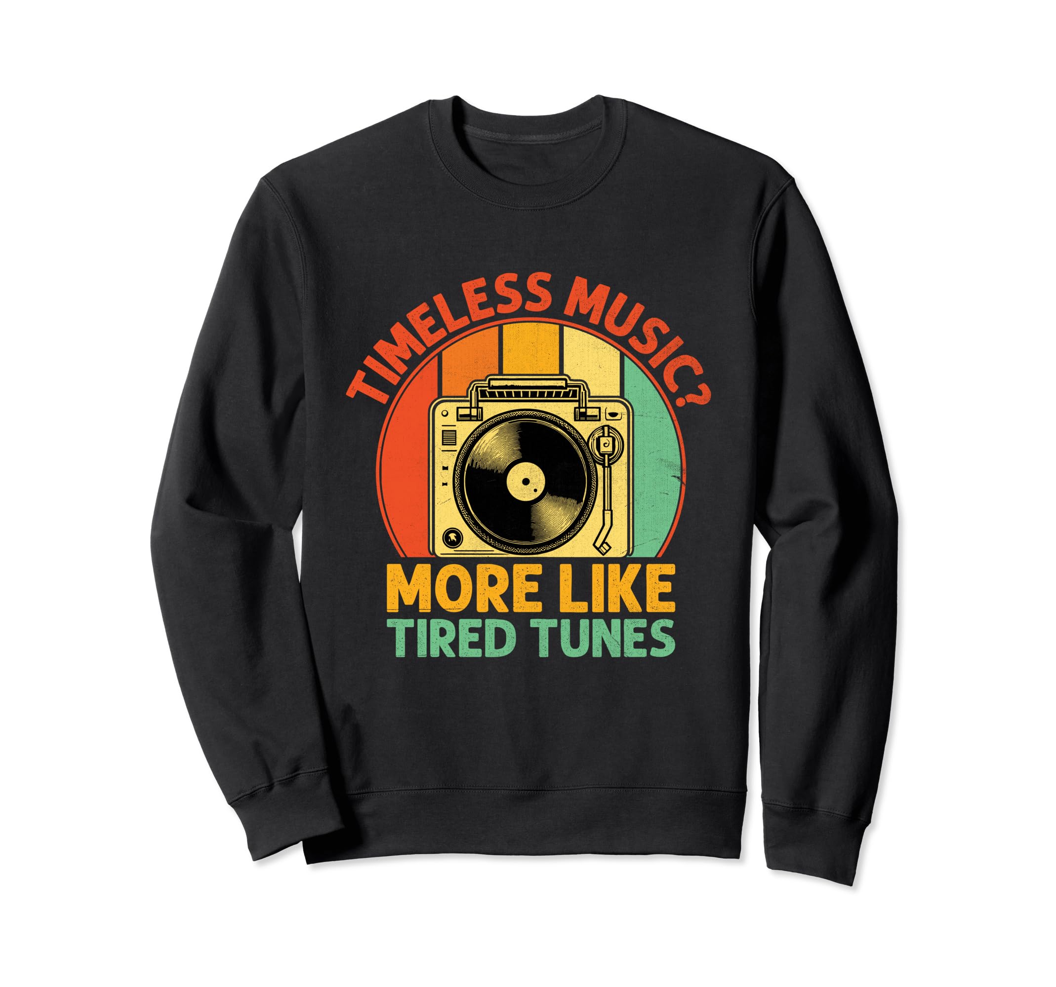 Funny Old School Dj Equipment Sweatshirt - Custom Art Print Men Women - T-Shirt, Sweatshirt, Hoodie