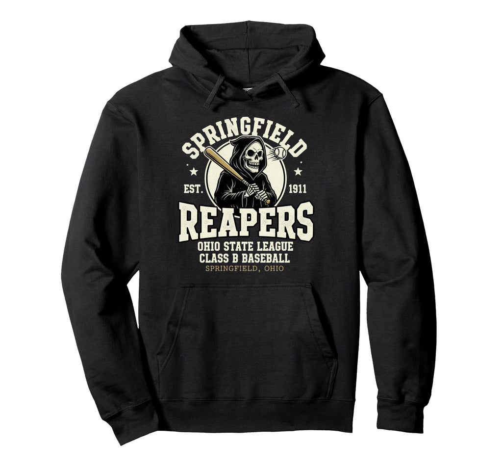Springfield Reapers Ohio League Baseball Hoodie - Unique Graphic for Adults - T-Shirt, Sweatshirt, Hoodie