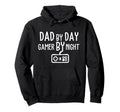 Gamer Dad Dad Day Gamer Night Funny Hoodie - Minimalist Print Unisex - T-Shirt, Sweatshirt, Hoodie