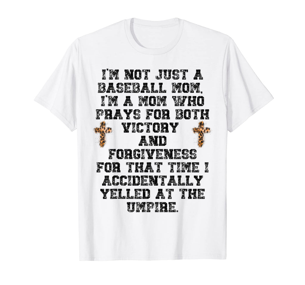 Christian Baseball Mom Life Studio T-Shirt - Fun Novelty Design Men Women - T-Shirt, Sweatshirt, Hoodie
