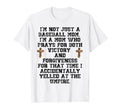 Christian Baseball Mom Life Studio T-Shirt - Fun Novelty Design Men Women - T-Shirt, Sweatshirt, Hoodie