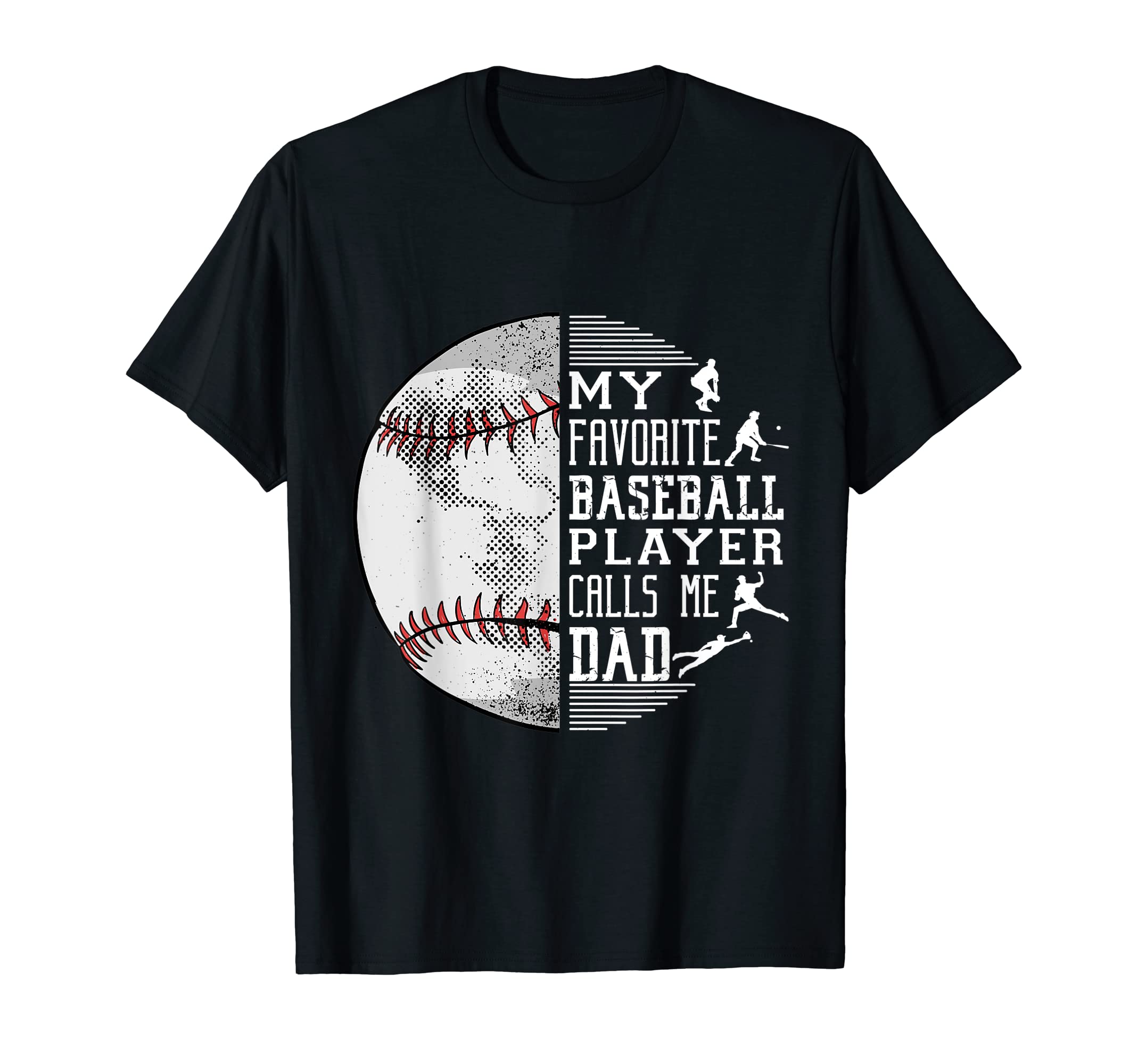 Mens My Favorite Baseball Player Calls Me T-Shirt - Trendy Graphic Unisex - T-Shirt, Sweatshirt, Hoodie