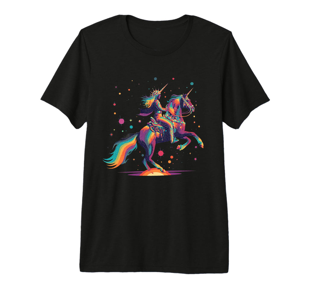 Cosmic Rodeo Howdy Western Unicorn T-Shirt - Minimalist Print for Adults - T-Shirt, Sweatshirt, Hoodie