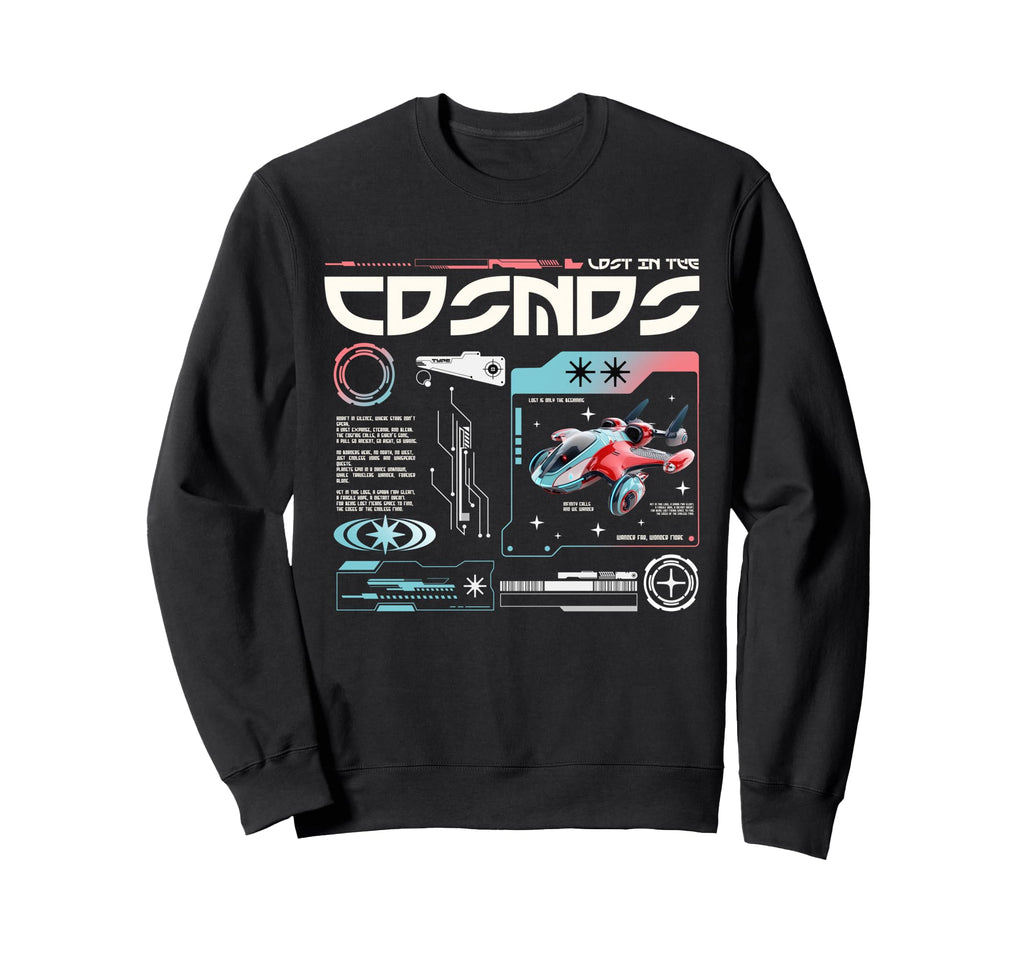 Y2K Cosmos Bold Urban Graffiti Sweatshirt - Unique Graphic for Adults - T-Shirt, Sweatshirt, Hoodie