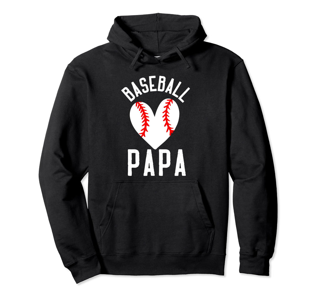Baseball Papa Family Matching Funny Baseball Hoodie - Graphic Print Unisex - T-Shirt, Sweatshirt, Hoodie