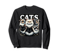 Cat Bootleg Grunge 90S Sweatshirt - Trendy Graphic Men Women - T-Shirt, Sweatshirt, Hoodie