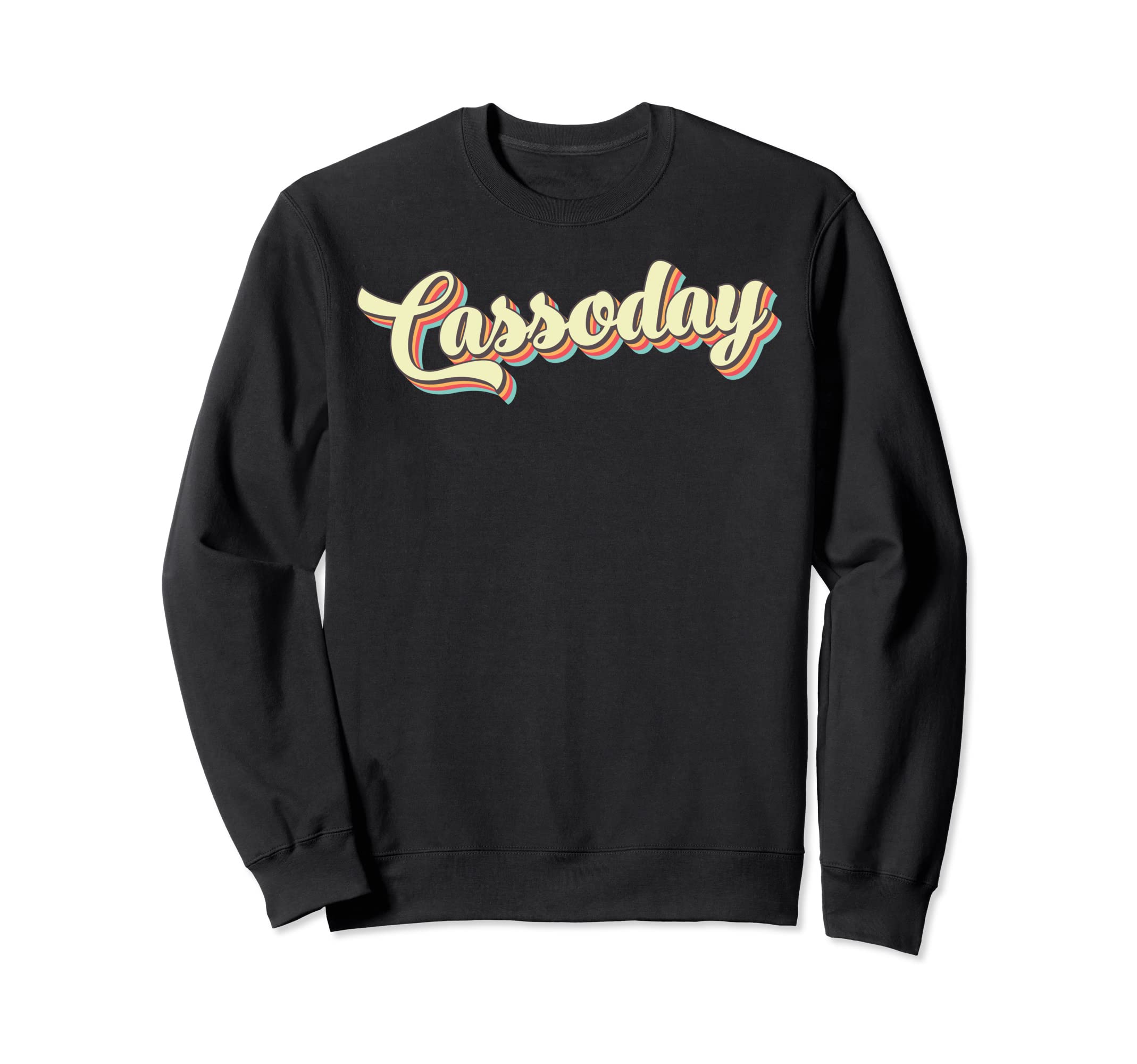 Cassoday Art Baseball Font Sweatshirt - Minimalist Print for Adults - T-Shirt, Sweatshirt, Hoodie